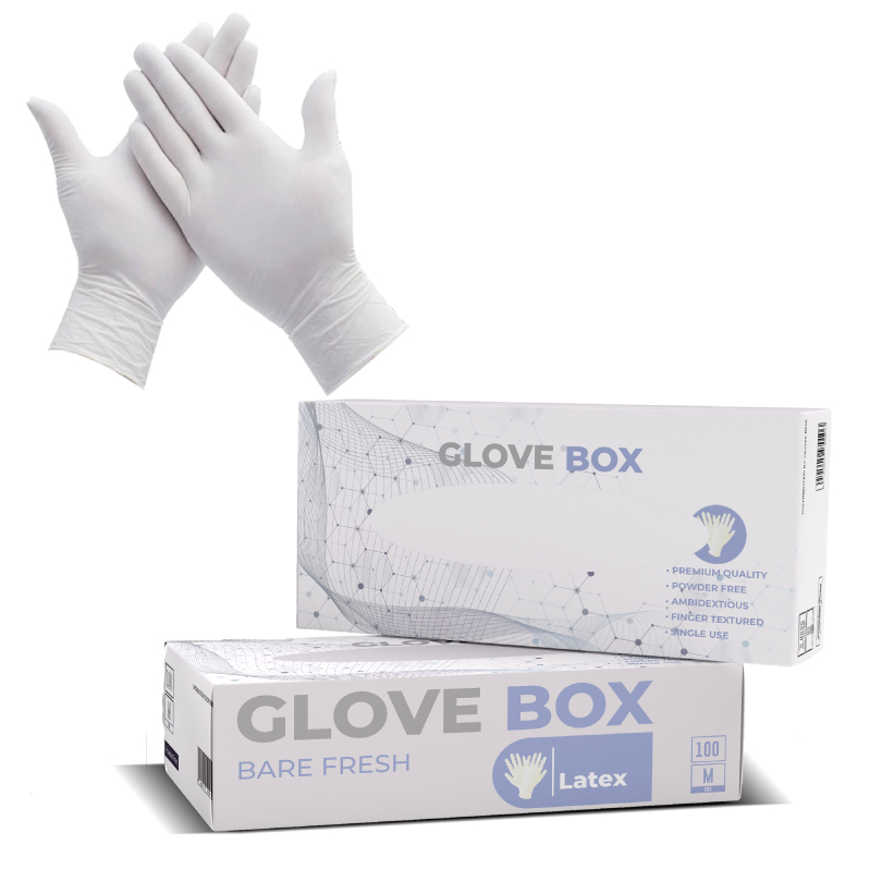 Latex Powdered Gloves Box R85 (1 Box), Case R800 (10 Boxes) Glove SA