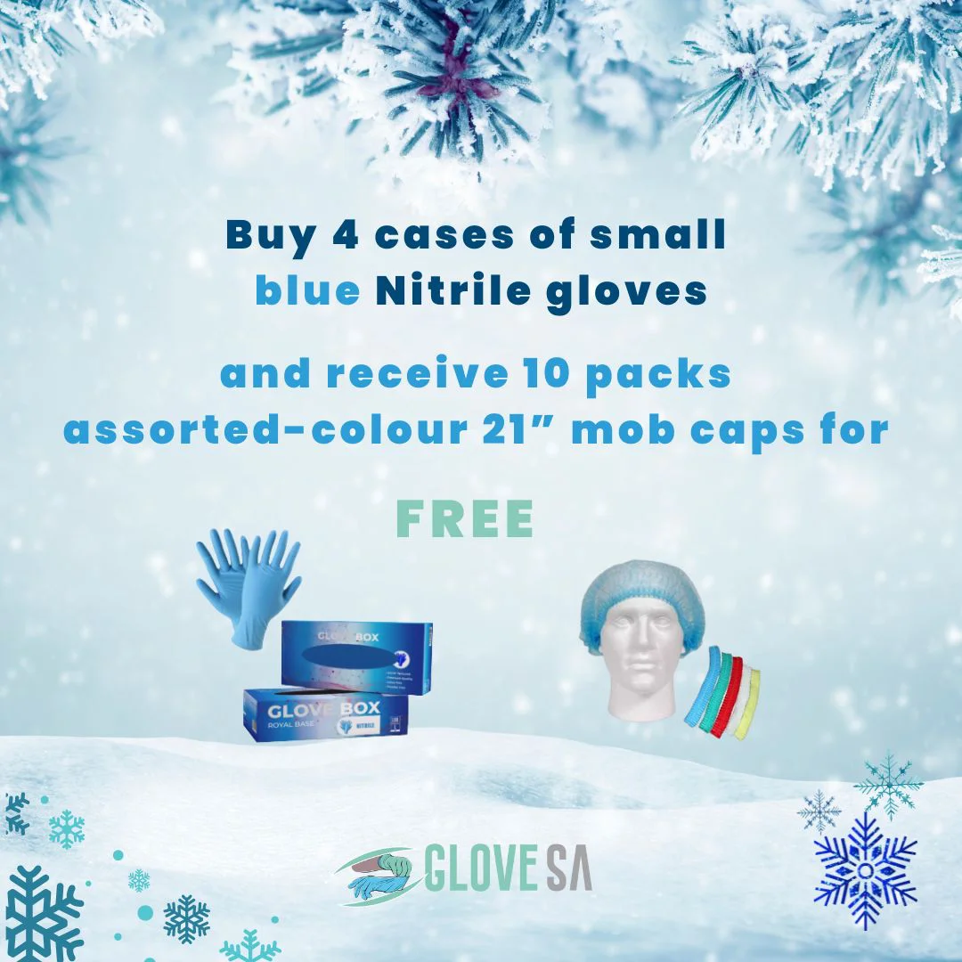 <b>Blue Nitrile Gloves:</b> <br> Box R80 (1 Box), <br> Case R750 (10 Boxes) - Image 4