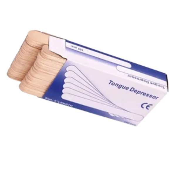 Tongue Depressors – Disposable Wooden Medical Spatulas (Bulk Pack)
