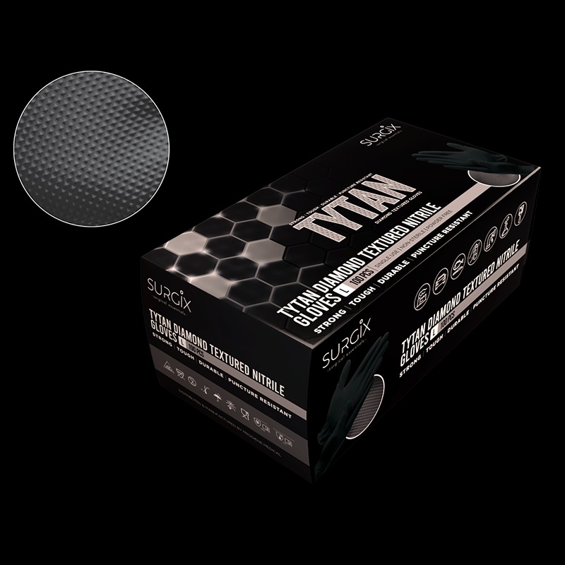 Textured Nitrile Gloves